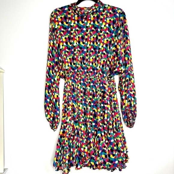 Rhode Rainbow Polka-dot Caroline Mini Dress - Picture 2 of 6